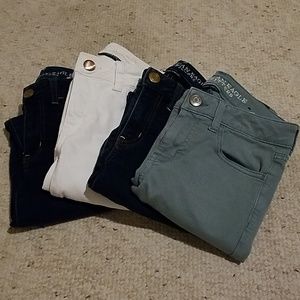 AEO size 0 short jegging jeans